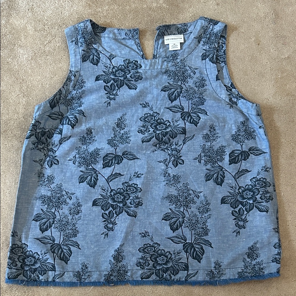 Liz Claiborne Sleeveless Blouse Size M